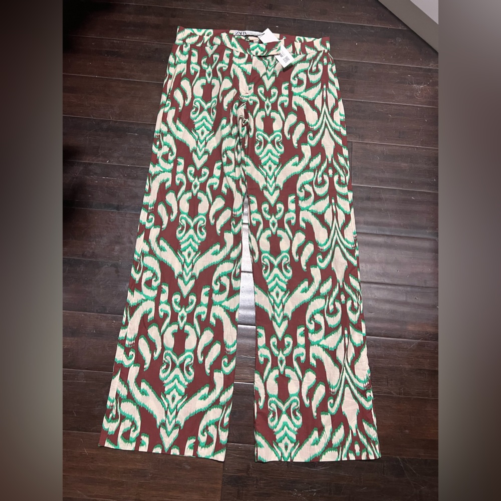 Zara Multicolor Tie Dye look Patterned Pants